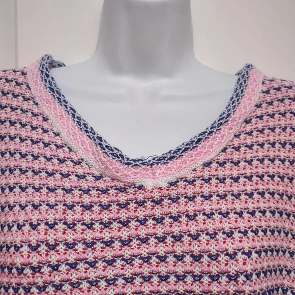 Beautiful Sweater Choles open Knit long-sleeved Cropped Baggy Pullover Sweater - Picture 5 of 8